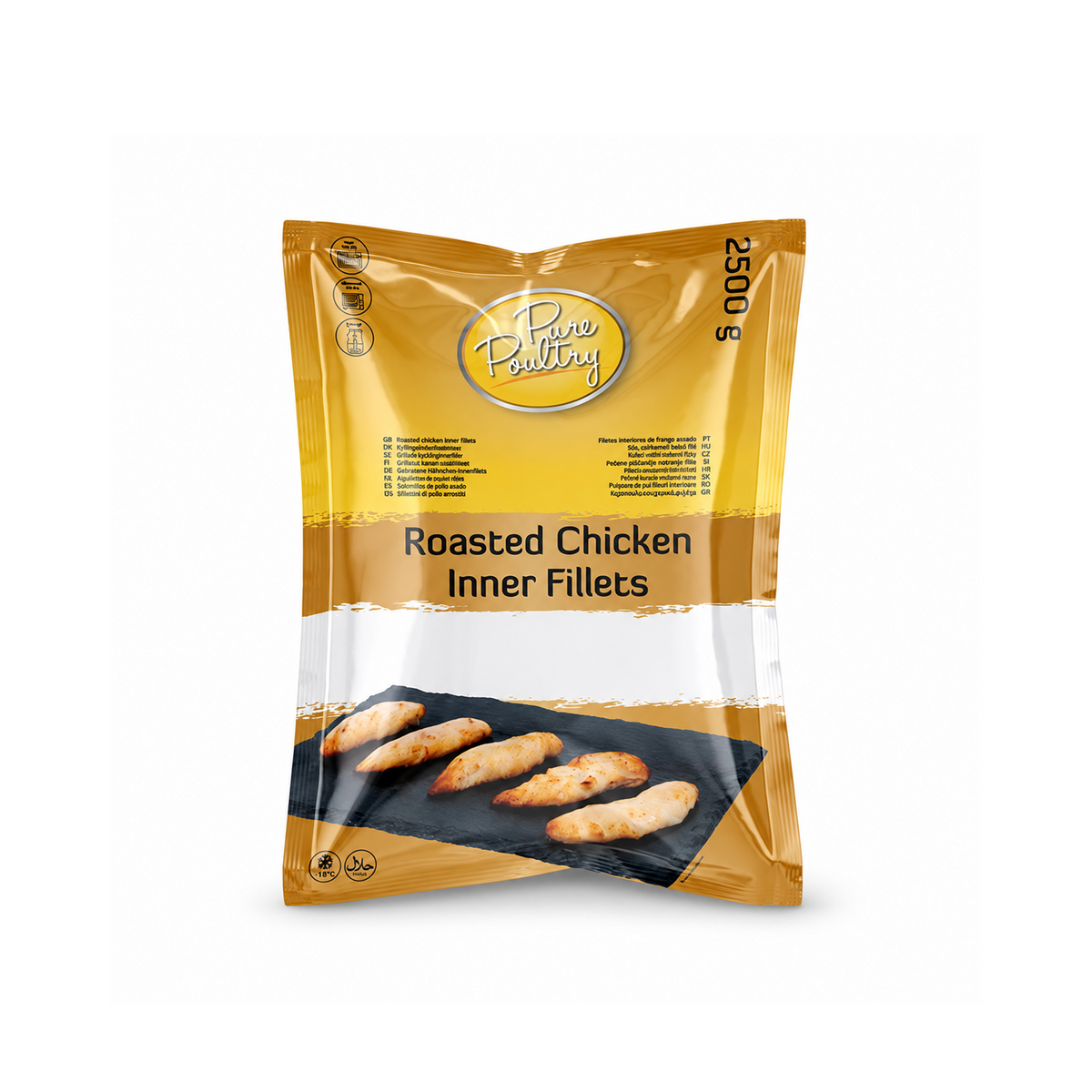 Pure Poultry Roasted Chicken Inner Fillet - 2.5 kg